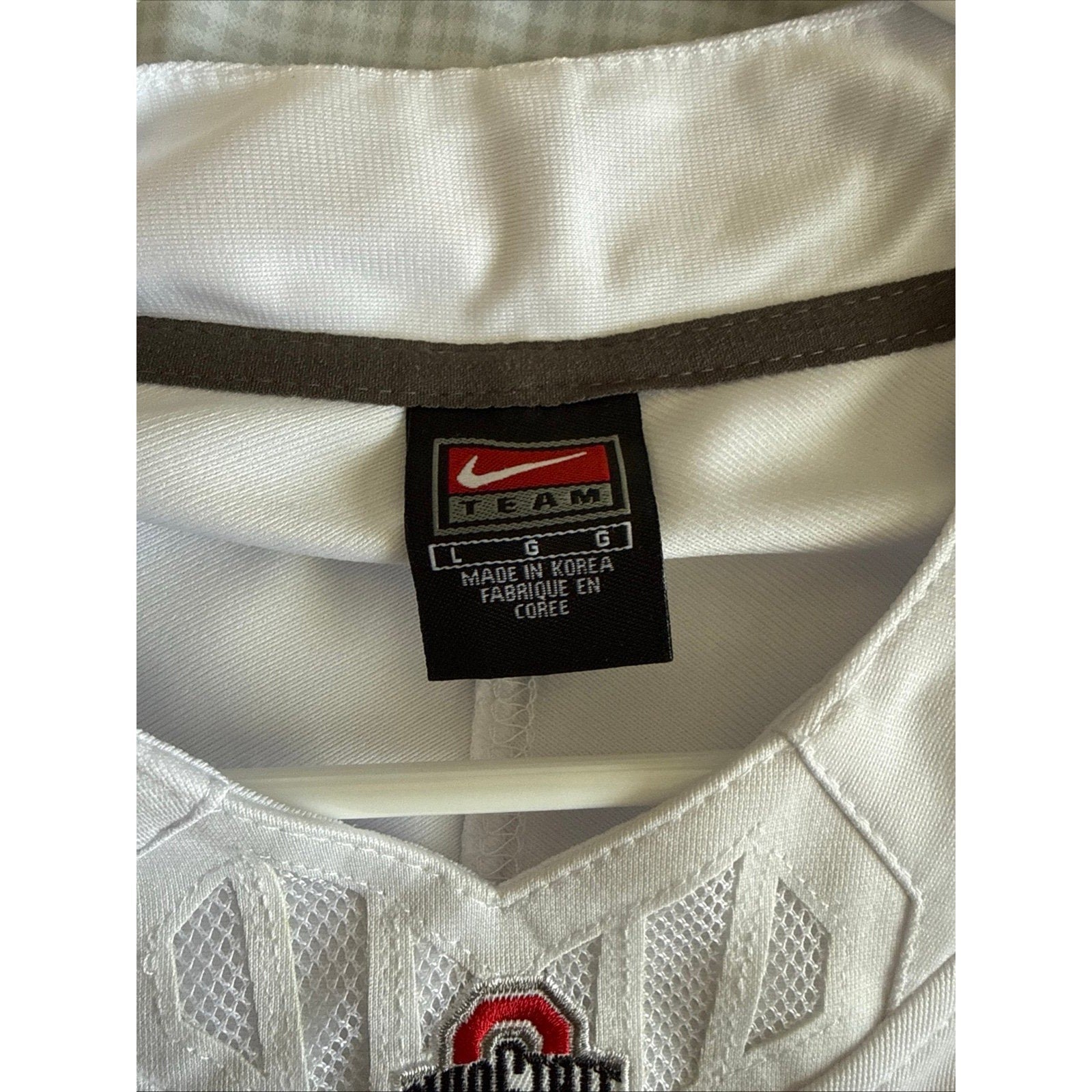 Men’s Nike Kyle McCord 6 Ohio State Buckeyes 100 Seasons Patch - White NWT RARE - Kyle’s Football Cards