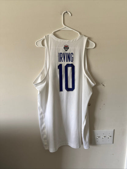 Men’s Nike Kyrie Irving 10 Team USA 2016 Summer Olympics Jersey Sz L - RARE - Kyle’s Football Cards