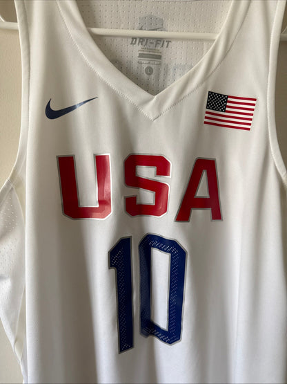 Men’s Nike Kyrie Irving 10 Team USA 2016 Summer Olympics Jersey Sz L - RARE - Kyle’s Football Cards