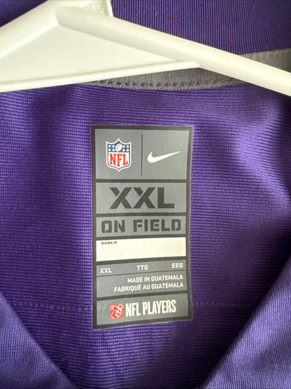 Men's Nike Lamar Jackson 8 Baltimore Ravens NFL 100 Vapor Lmtd Jersey Sz 2XL - Kyle’s Football Cards