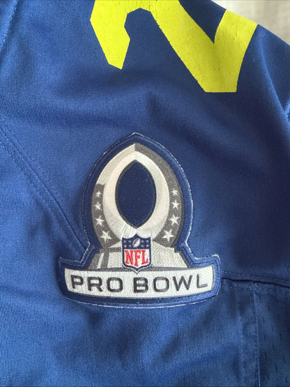 Men’s Nike Landon Collins 21 NY Giants 2017 Pro Bowl NFC Jersey Sz XL Blue RARE - Kyle’s Football Cards