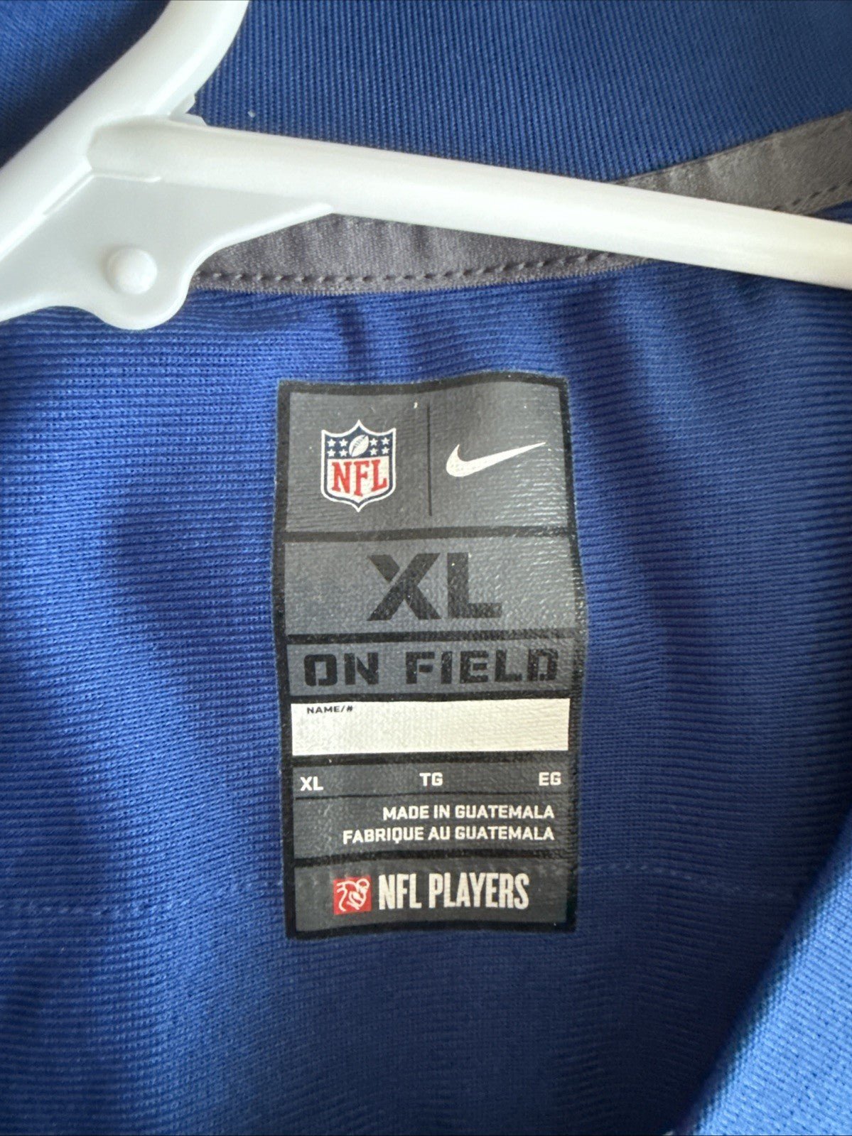 Men’s Nike Landon Collins 21 NY Giants 2017 Pro Bowl NFC Jersey Sz XL Blue RARE - Kyle’s Football Cards