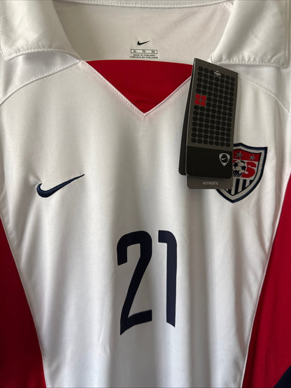 Men’s Nike Landon Donovan 21 USMNT 2002 World Cup Home Jersey Sz XL - NWT RARE - Kyle’s Football Cards