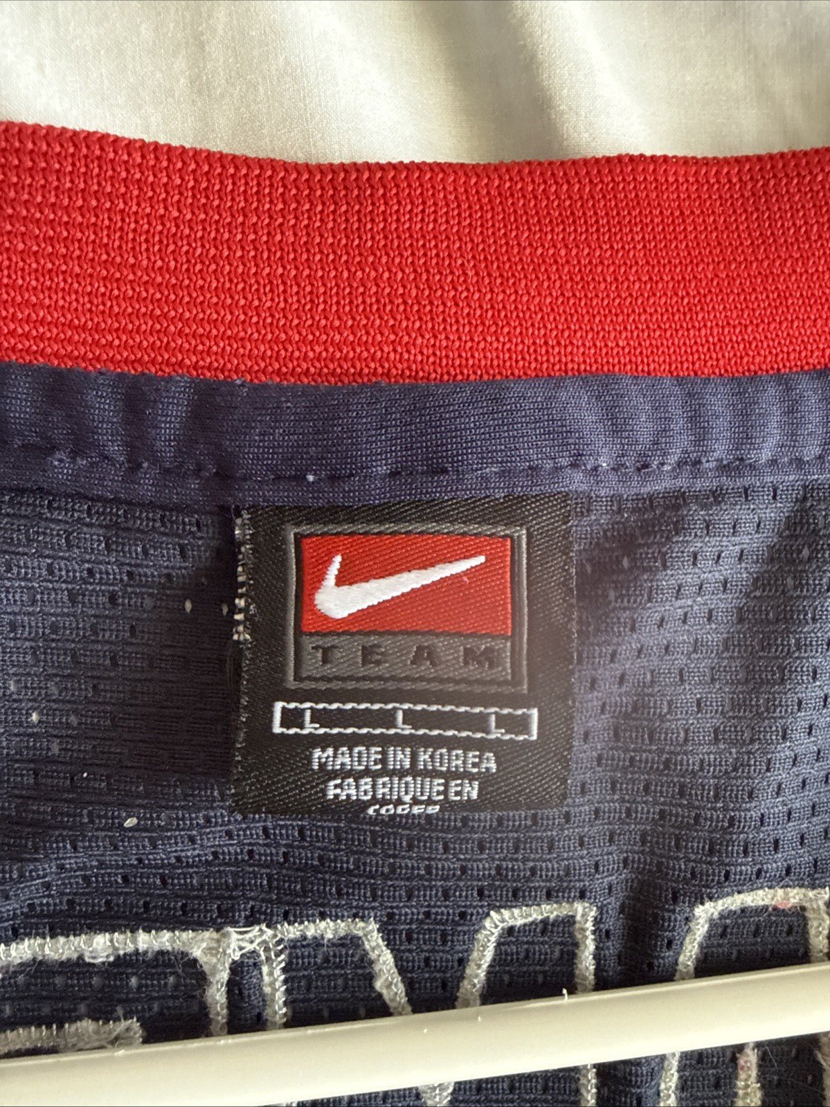 Men’s Nike LeBron James #6 Team USA 2008 Beijing Olympics Jersey Sz L Blue RARE - Kyle’s Football Cards