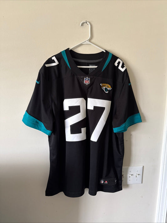 MEN’S NIKE LEONARD FOURNETTE 27 JACKSONVILLE JAGUARS VAPOR LMTD JERSEY SZ 2XL - Kyle’s Football Cards