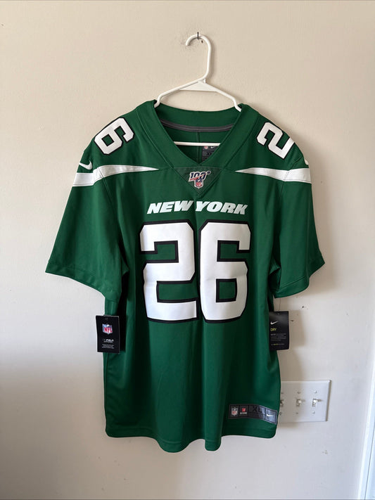 Men's Nike Le'Veon Bell #26 NY Jets NFL 100 Vapor Lmtd Jersey Sz XL - NWT RARE - Kyle’s Football Cards
