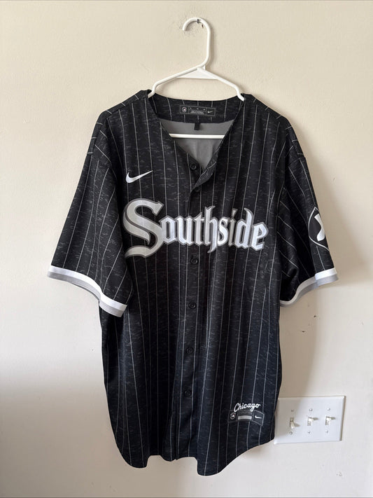 Men’s Nike Luis Robert 88 Chicago White Sox City Connect MLB Jersey Sz XL RARE - Kyle’s Football Cards