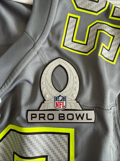 Men’s Nike Luke Kuechly 59 Carolina Panthers 2014 Pro Bowl Jersey Sz M - RARE - Kyle’s Football Cards