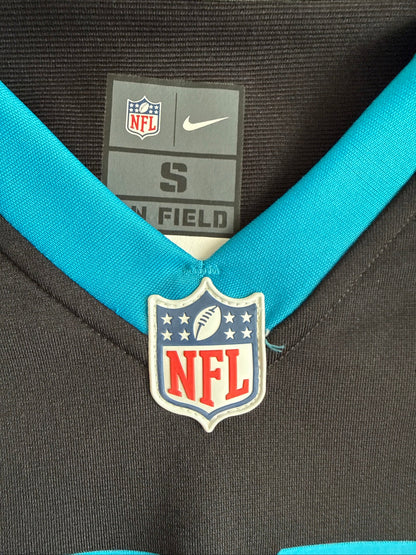Men's Nike Luke Kuechly 59 Carolina Panthers Game NFL Jersey Sz S - Black - Kyle’s Football Cards