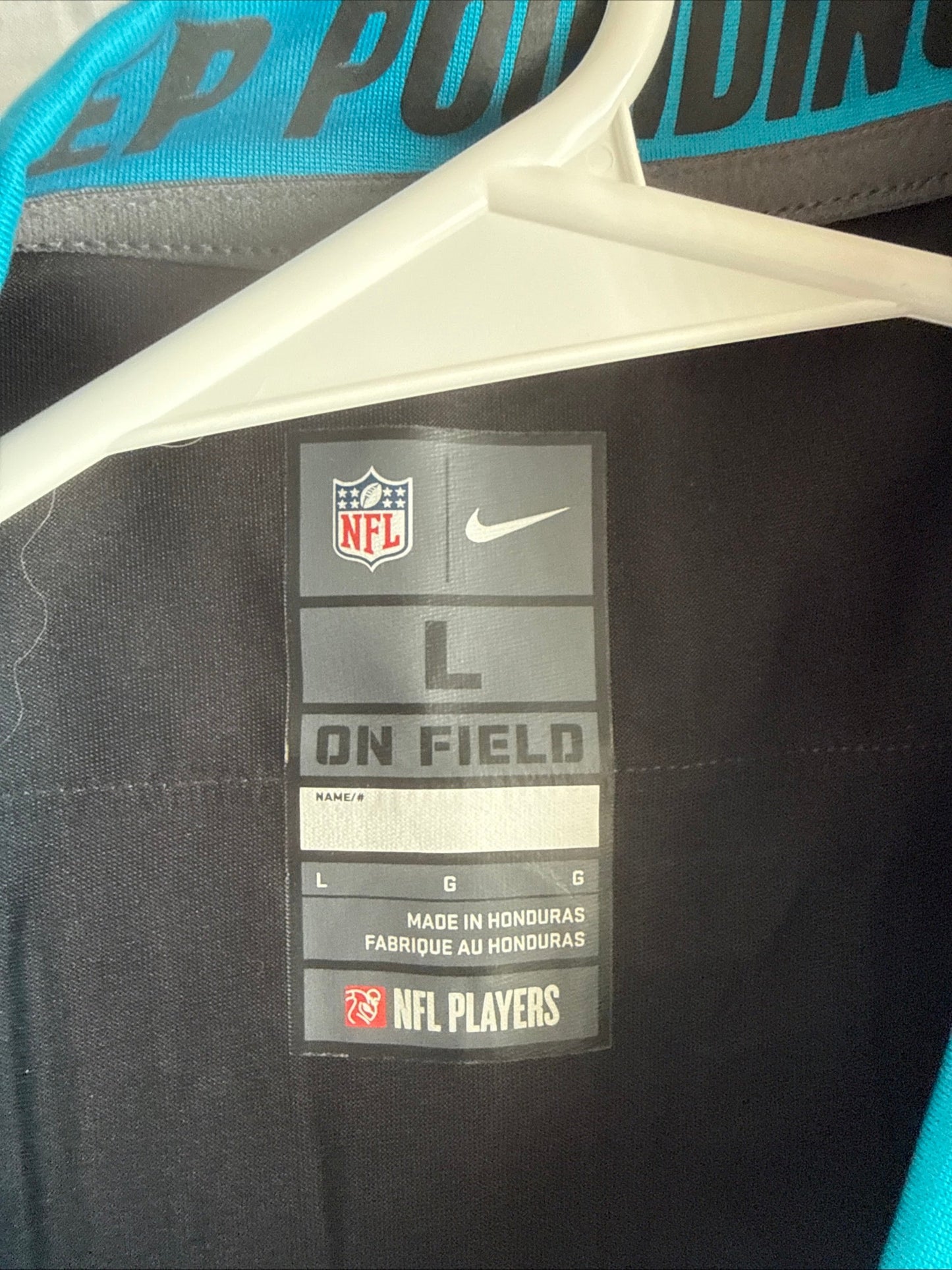 Men’s Nike Luke Kuechly 59 Carolina Panthers Limited NFL Jersey Sz L - RARE - Kyle’s Football Cards