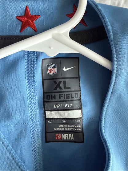 Men’s Nike Marcus Mariota 8 Tennessee Titans Vapor Lmtd Jersey Sz XL Blue RARE - Kyle’s Football Cards