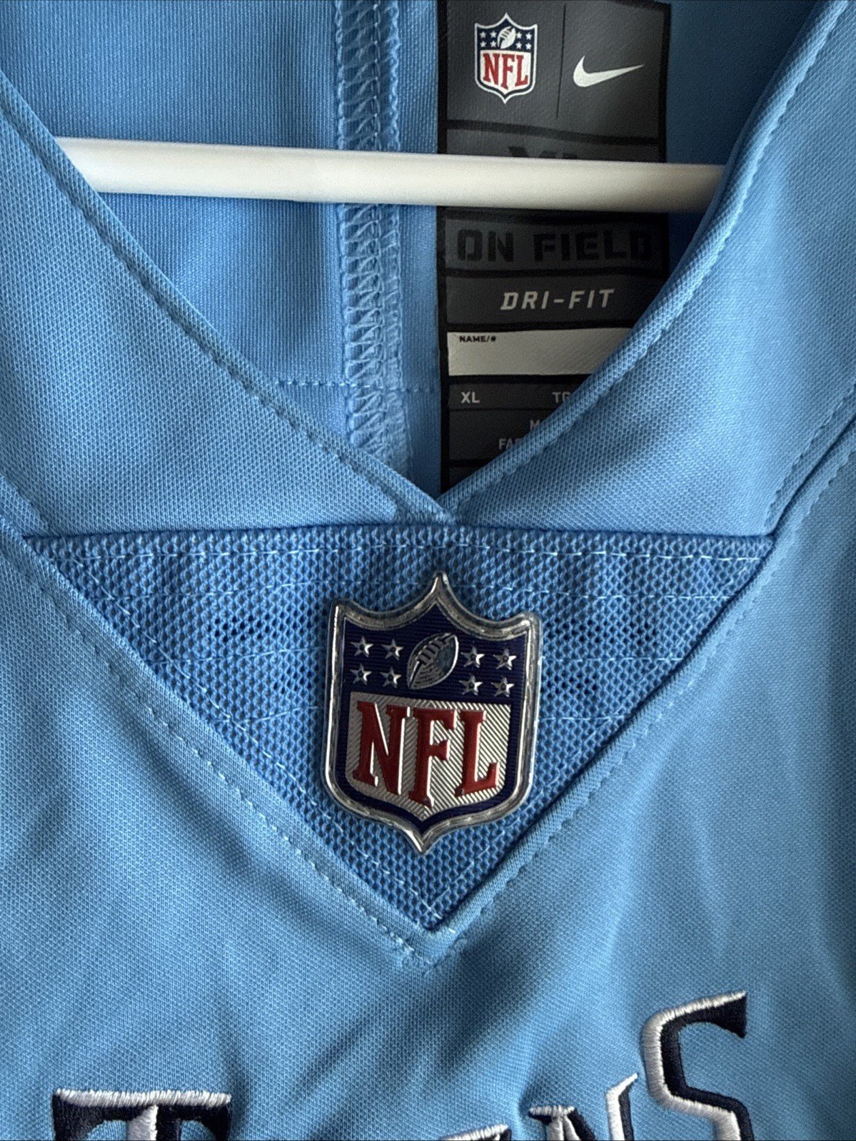 Men’s Nike Marcus Mariota 8 Tennessee Titans Vapor Lmtd Jersey Sz XL Blue RARE - Kyle’s Football Cards