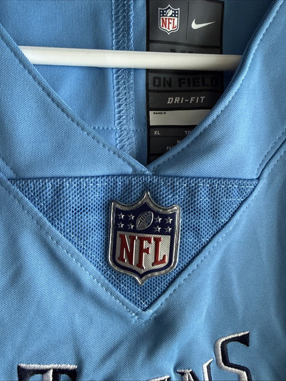 Men’s Nike Marcus Mariota 8 Tennessee Titans Vapor Lmtd Jersey Sz XL Blue RARE - Kyle’s Football Cards
