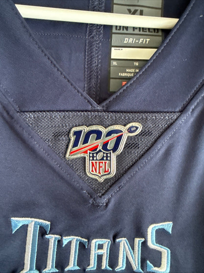 Men’s Nike Marcus Mariota 8 Titans NFL 100 Vapor Limited NFL Jersey Sz XL RARE - Kyle’s Football Cards