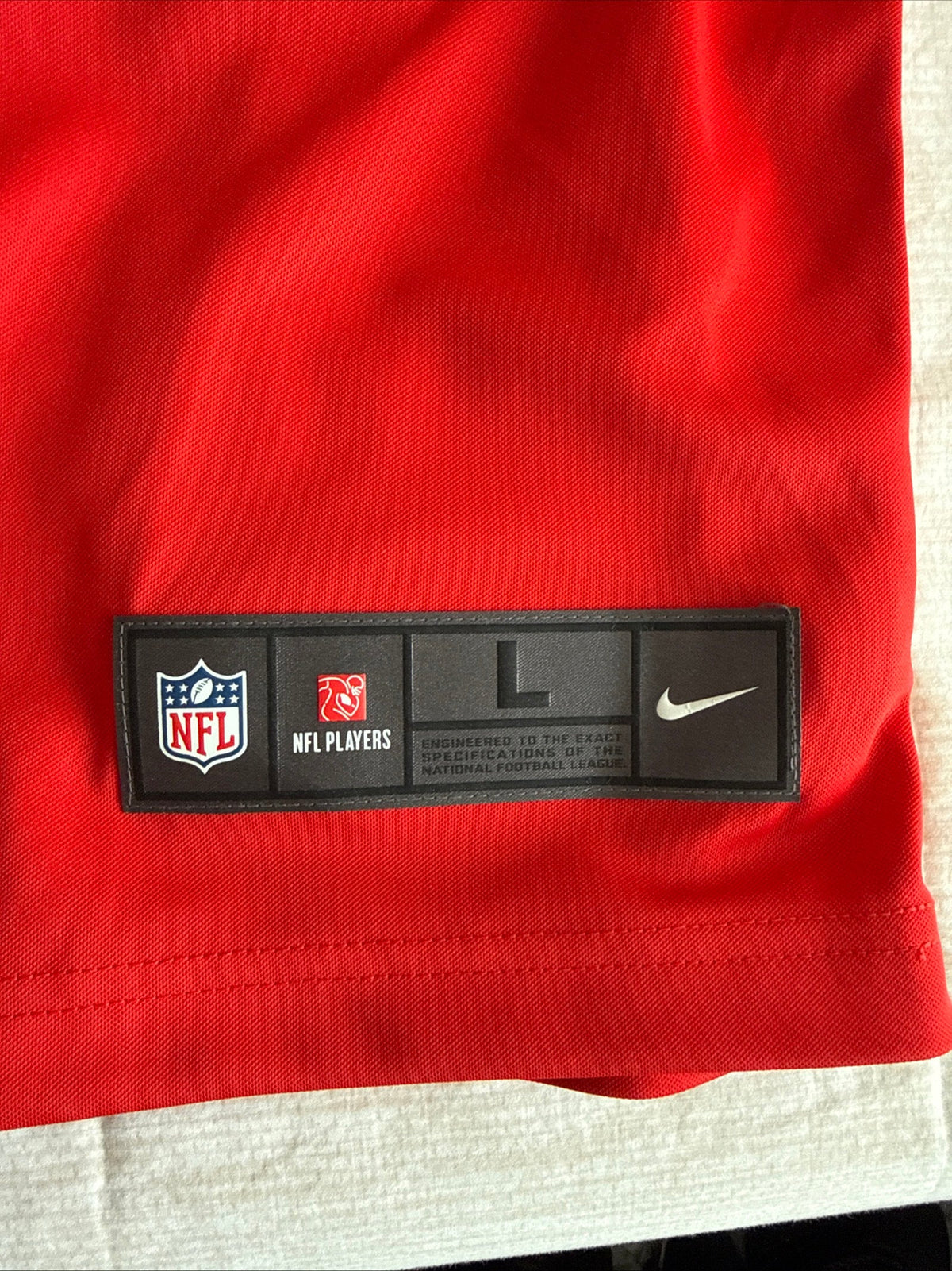 Men’s Nike Marcus Peters 22 KC Chiefs Vapor Lmtd NFL Jersey Sz L - NWT RARE - Kyle’s Football Cards