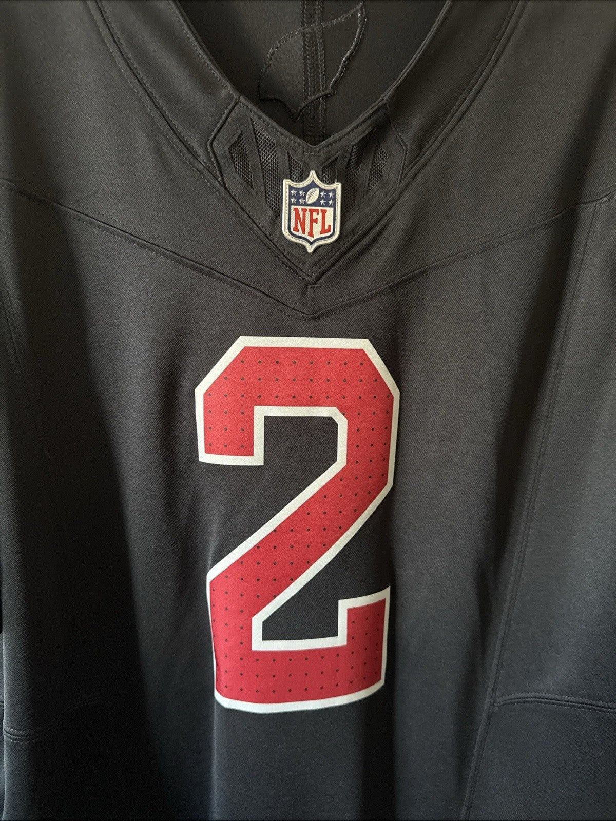 Men’s Nike Marquise Brown 2 Arizona Cardinals Vapor Limited Jersey Sz L - Black - Kyle’s Football Cards