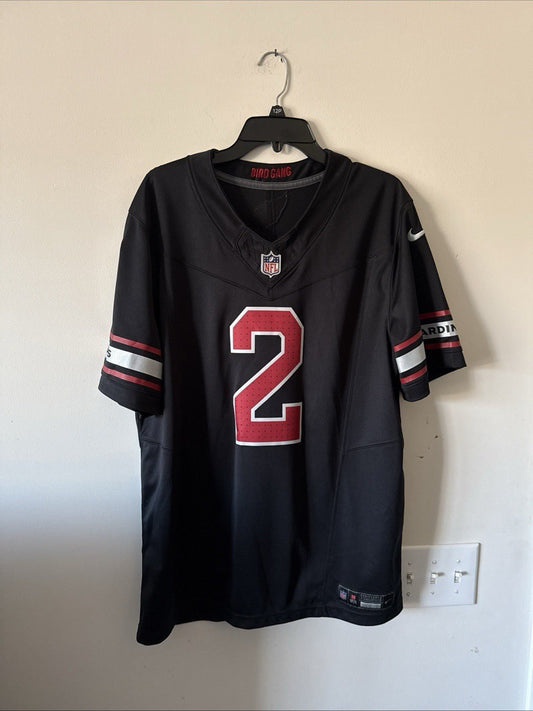 Men’s Nike Marquise Brown 2 Arizona Cardinals Vapor Limited Jersey Sz L - Black - Kyle’s Football Cards