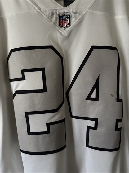 Men’s Nike Marshawn Lynch #24 Oakland Raiders Vapor Lmtd NFL Jersey Sz M - RARE - Kyle’s Football Cards