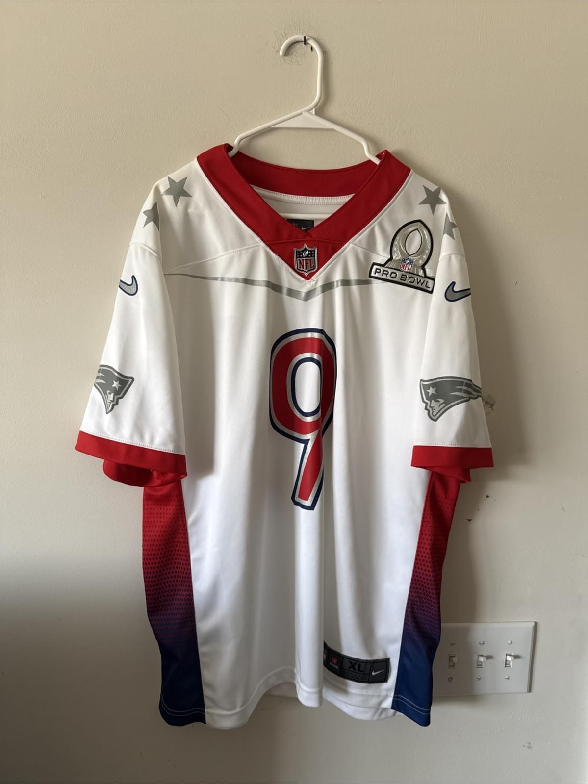 Men’s Nike Matthew Judon #9 New England Patriots 2022 Pro Bowl Jersey Sz XL RARE - Kyle’s Football Cards