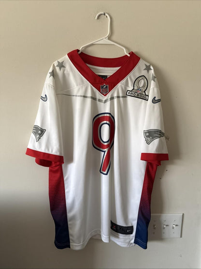 Men’s Nike Matthew Judon #9 New England Patriots 2022 Pro Bowl Jersey Sz XL RARE - Kyle’s Football Cards