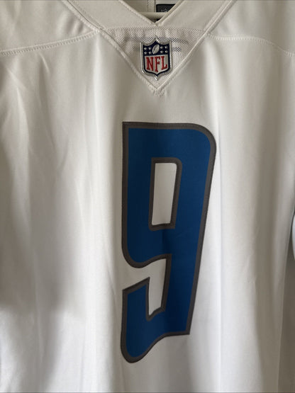Men’s Nike Matthew Stafford 9 Detroit Lions Vapor Lmtd Jersey Sz S - White RARE - Kyle’s Football Cards