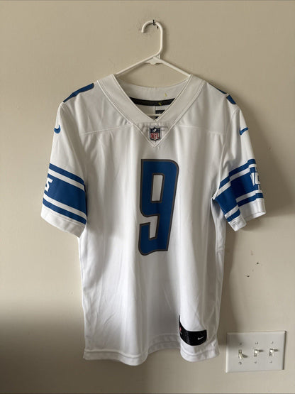 Men’s Nike Matthew Stafford 9 Detroit Lions Vapor Lmtd Jersey Sz S - White RARE - Kyle’s Football Cards