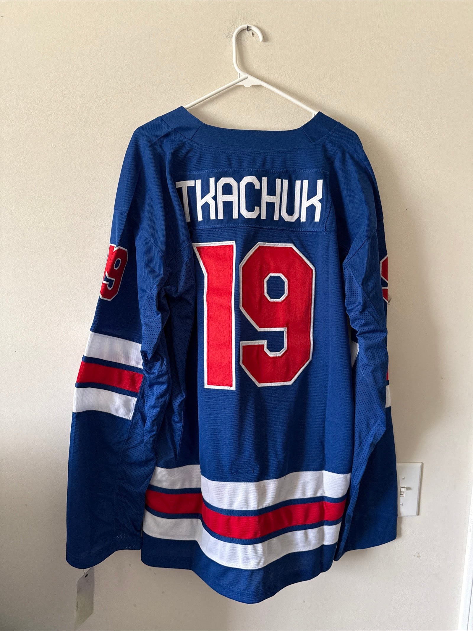 Men’s Nike Matthew Tkachuk 19 Team USA 2026 Winter Olympics Jersey Size XL RARE - Kyle’s Football Cards