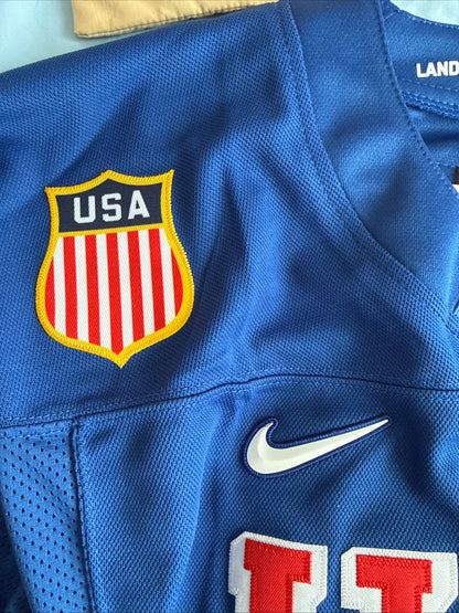 Men’s Nike Matthew Tkachuk 19 Team USA 2026 Winter Olympics Jersey Size XL RARE - Kyle’s Football Cards