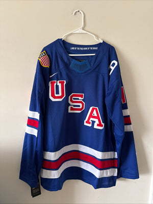 Men’s Nike Matthew Tkachuk #19 Team USA Hockey 2026 Olympics Jersey XL RARE NWT