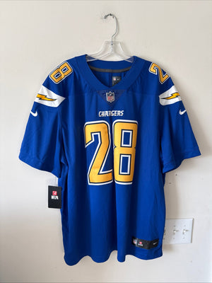 Men's Nike Melvin Gordon #28 LA Chargers Vapor Lmtd Color Rush Jersey Sz 2XL NWT