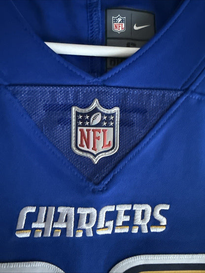 Men’s Nike Melvin Gordon III #28 LA Chargers Vapor Lmtd Jersey Sz S - Blue RARE - Kyle’s Football Cards