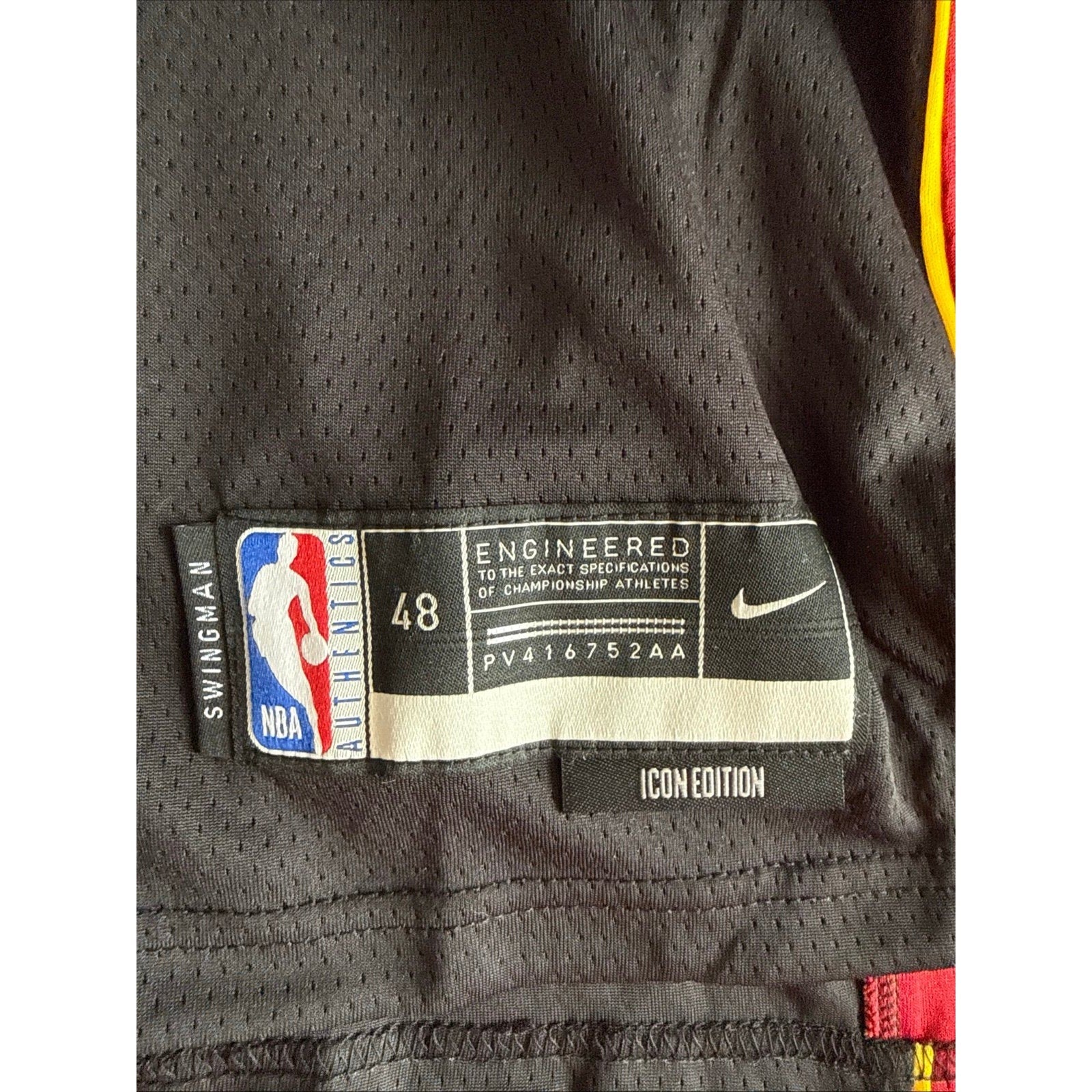 Men’s Nike Miami Heat Jaime Jaquez Jr 11 Nike Jersey Icon Edition Sz 48 - NWT - Kyle’s Football Cards