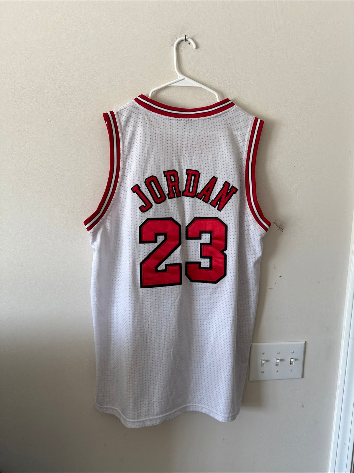 Men’s Nike Michael Jordan 23 97-98 Bulls NBA Finals Authentic Jersey Sz 50 RARE - Kyle’s Football Cards