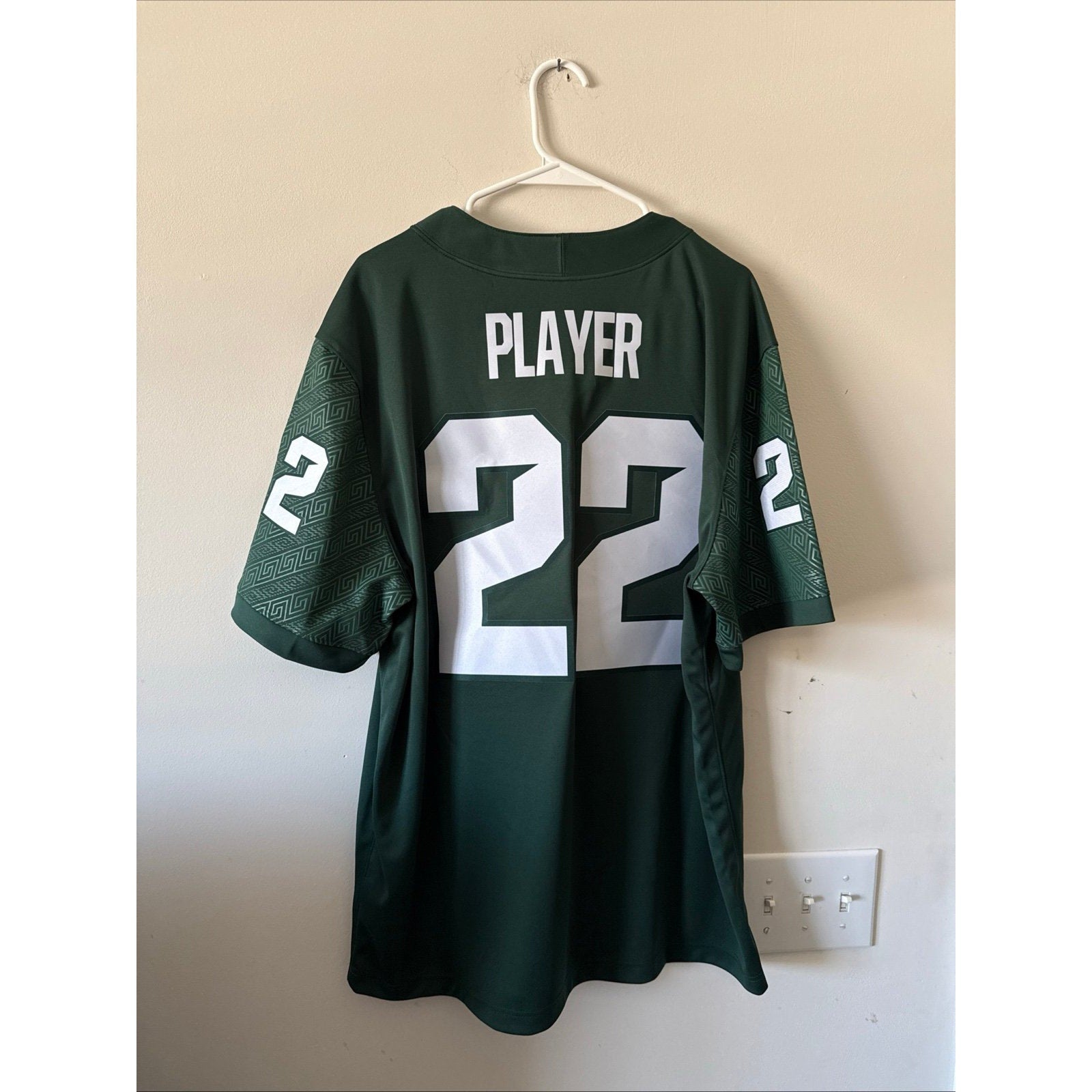 Men's Nike Michigan State Spartans 22 Limited NCAA Jersey Sz XL - Green - Kyle’s Football Cards