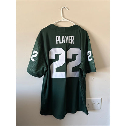 Men's Nike Michigan State Spartans 22 Limited NCAA Jersey Sz XL - Green - Kyle’s Football Cards