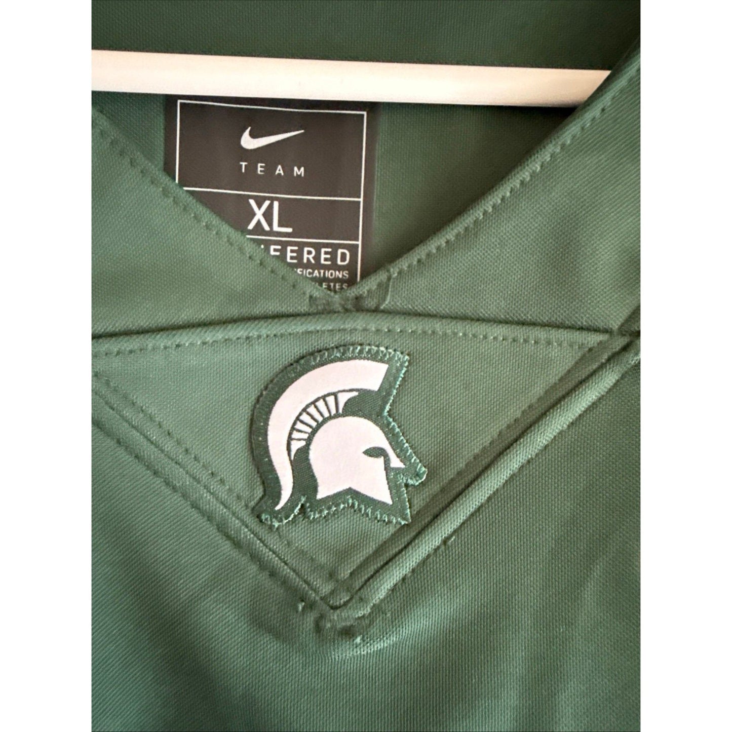 Men's Nike Michigan State Spartans 22 Limited NCAA Jersey Sz XL - Green - Kyle’s Football Cards