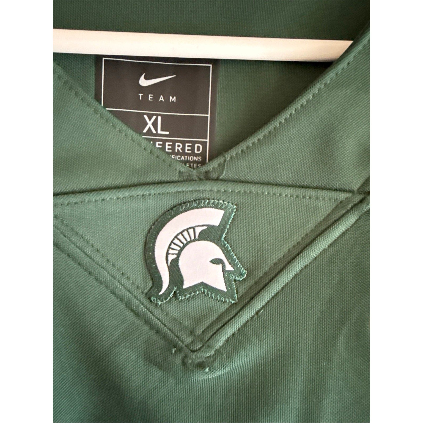 Men's Nike Michigan State Spartans 22 Limited NCAA Jersey Sz XL - Green - Kyle’s Football Cards