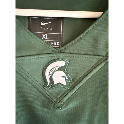 Men's Nike Michigan State Spartans 22 Limited NCAA Jersey Sz XL - Green - Kyle’s Football Cards