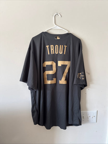 Men's Nike Mike Trout #27 LA Angels 2022 MLB All Star Game Jersey Sz 2XL - RARE - Kyle’s Football Cards