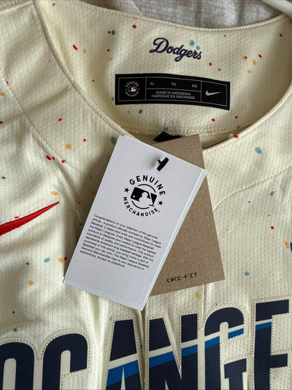 Men's Nike Mookie Betts #50 LA Dodgers City Connect MLB Jersey Sz XL - NWT RARE - Kyle’s Football Cards