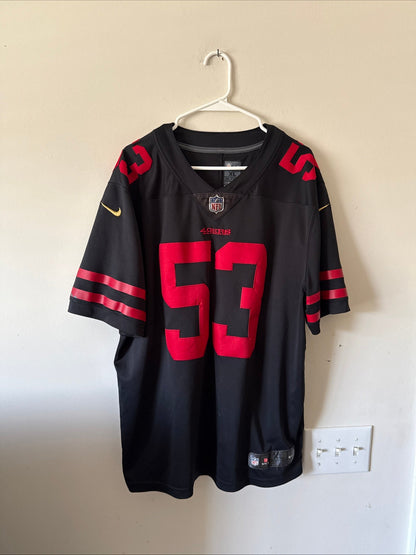Men's Nike NaVorro Bowman #53 San Francisco 49ers Vapor Lmtd Jersey Sz XL RARE - Kyle’s Football Cards