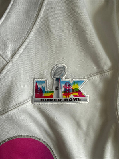 Men’s Nike NFL 2026 Super Bowl LX 60 Vapor Lmtd White Jersey Sz L - NWT RARE - Kyle’s Football Cards