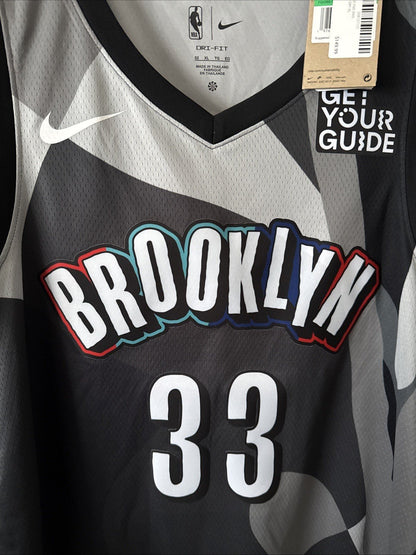 Men’s Nike Nic Claxton 33 KAWS 2024-25 Brooklyn Nets City Edition Jersey Sz 52 - Kyle’s Football Cards