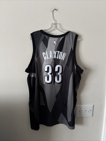 Men’s Nike Nic Claxton 33 KAWS 2024-25 Brooklyn Nets City Edition Jersey Sz 52 - Kyle’s Football Cards
