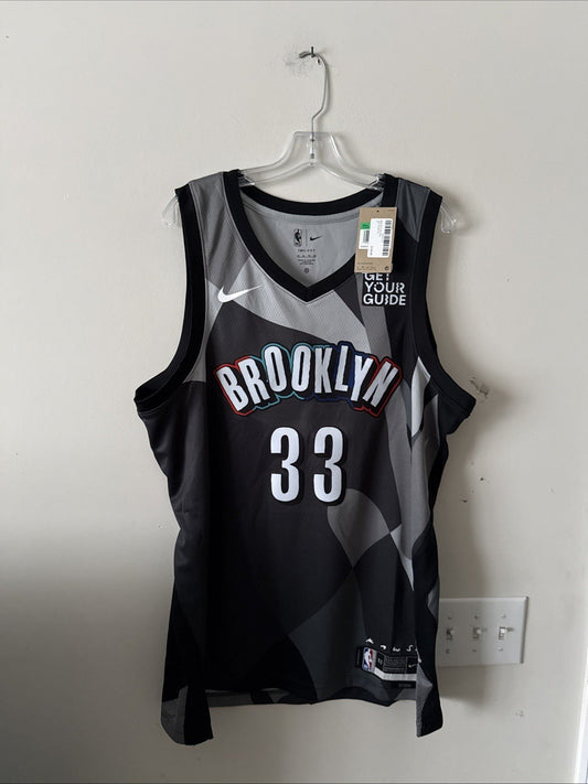 Men’s Nike Nic Claxton 33 KAWS 2024-25 Brooklyn Nets City Edition Jersey Sz 52 - Kyle’s Football Cards