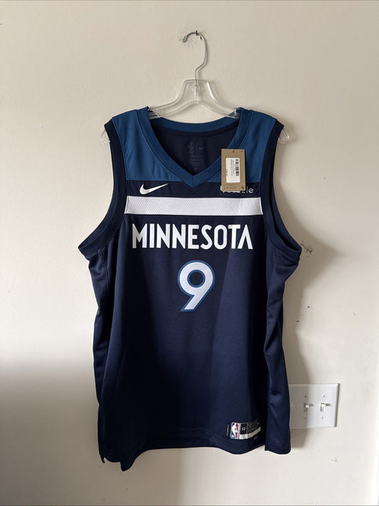 Men’s Nike Nickeil Alexander-Walker 9 Minnesota Timberwolves Jersey Sz 52 - NWT - Kyle’s Football Cards