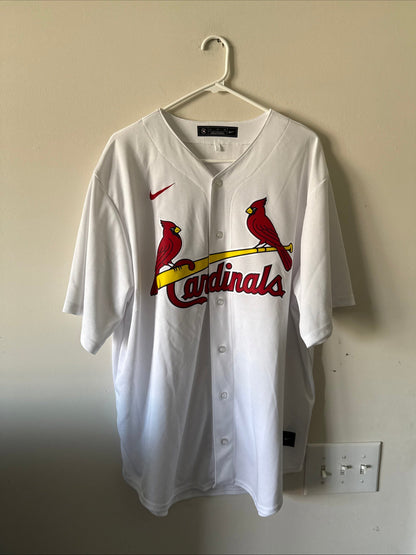 Men’s Nike Nolan Arenado 28 St. Louis Cardinals MLB Jersey Sz XL - White RARE - Kyle’s Football Cards