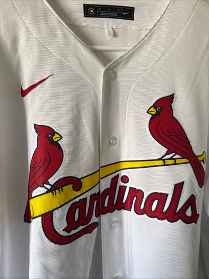 Men’s Nike Nolan Arenado 28 St. Louis Cardinals MLB Jersey Sz XL - White RARE - Kyle’s Football Cards