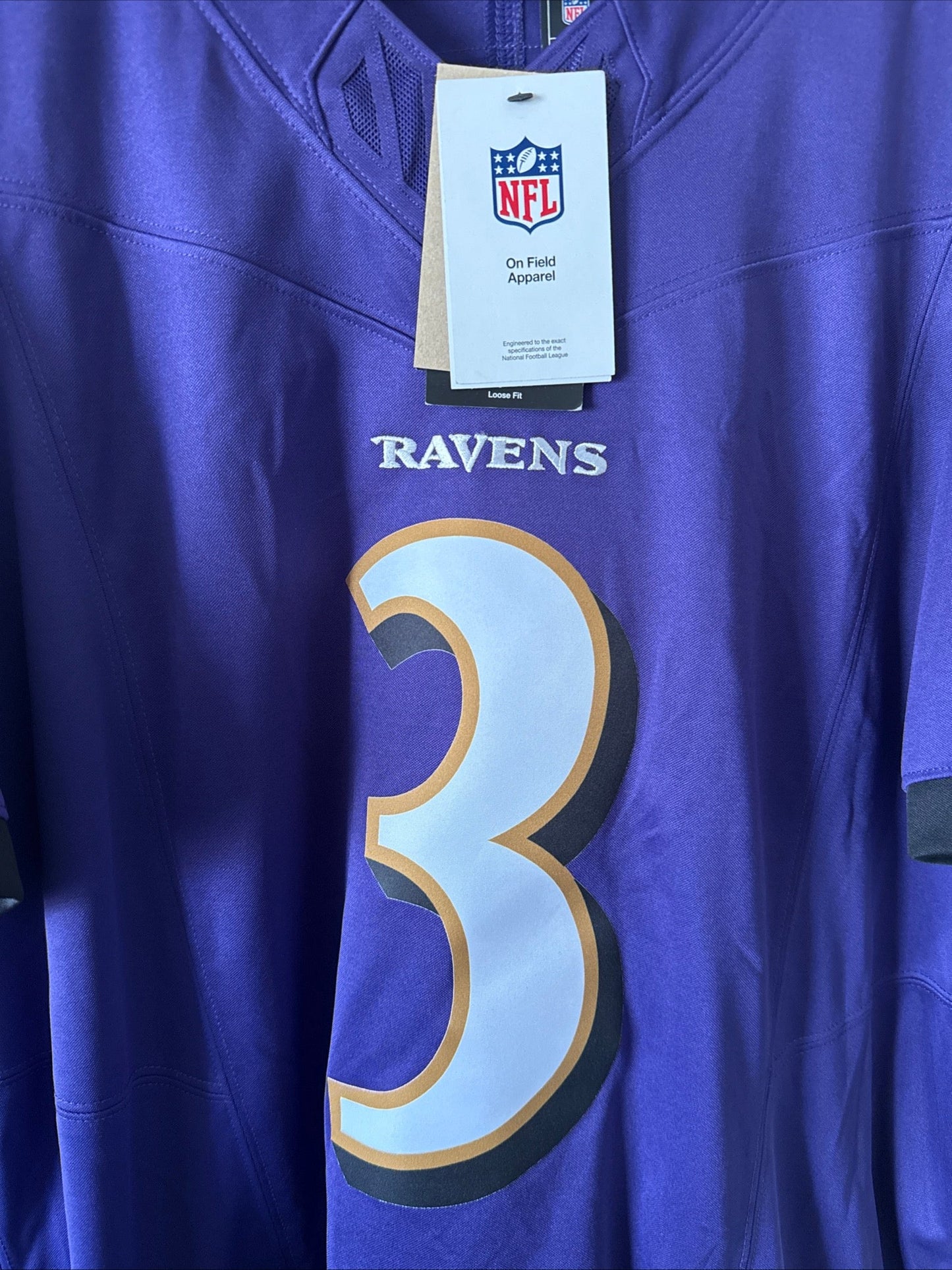 Men's Nike Odell Beckham Jr. 13 Baltimore Ravens Vapor Lmtd Jersey Sz L - RARE - Kyle’s Football Cards