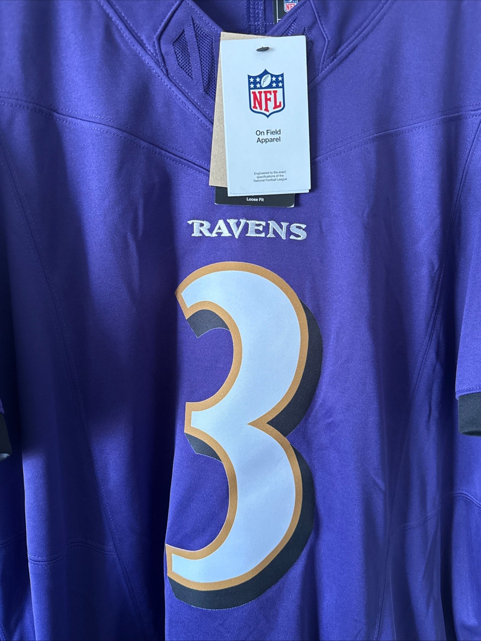 Men's Nike Odell Beckham Jr. 13 Baltimore Ravens Vapor Lmtd Jersey Sz L - RARE - Kyle’s Football Cards